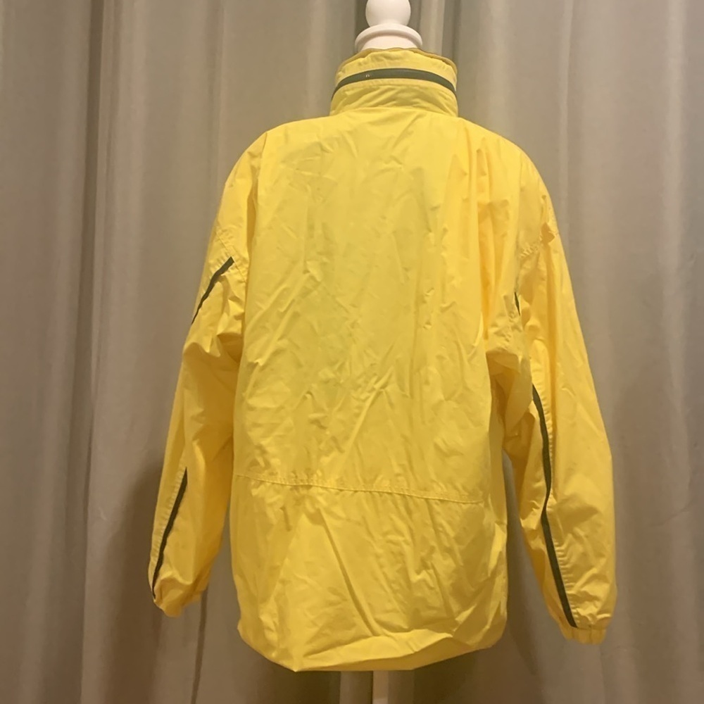 London Fog w/“Stamp of Approval” Yellow & Blue Jacket Size Large - Picture 4 of 16